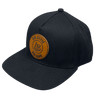 LB Threads Athens, a black classic snapback hat for baby, toddler, kid