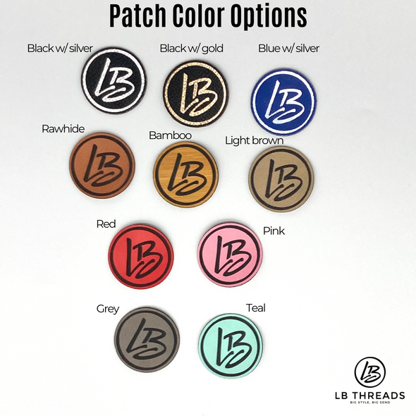 LB Threads Patch Color Options